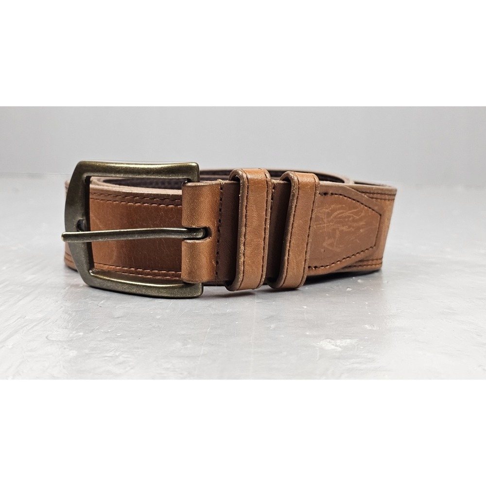 Allen Edmonds Belt‎ Mens Size 42/107 Brown Leather 1016571 Made In USA Casual